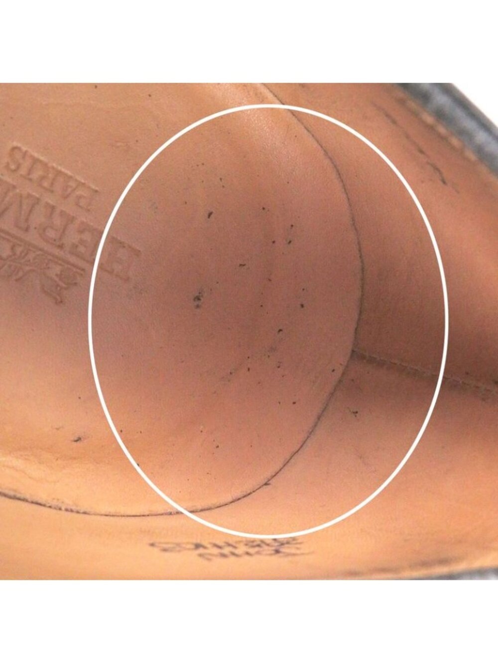 ★SOLD★ Hermes John Lobb Museum Calf Leather Wingtip Medallion Dress Shoes Brown - Picture 10 of 10